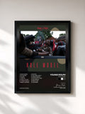 #noir Tableau de l'album Role Model de Young Dolph, cadre noir, imprimé et encadré en France