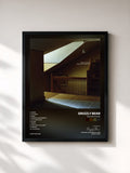 #noir Tableau de l'album Yellow House de Grizzly Bear, cadre noir, imprimé et encadré en France