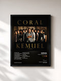 #noir Tableau de l'album Coral Kemuel, Vol. 2 de Kemuel, cadre noir, imprimé et encadré en France