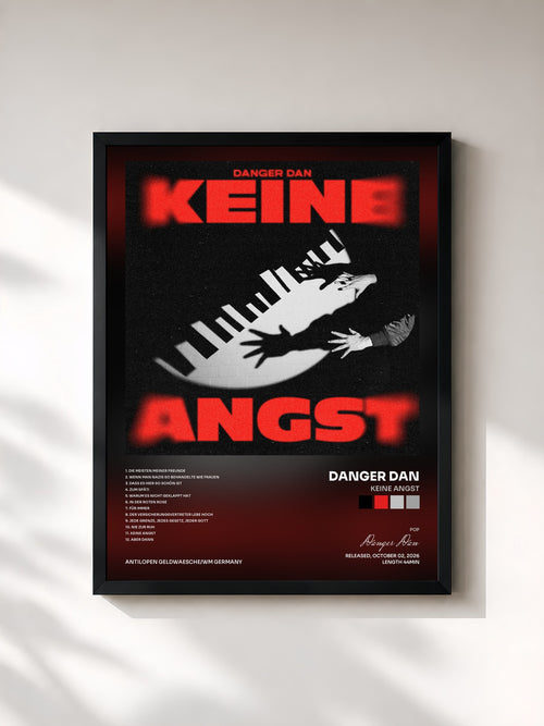 Danger Dan · Keine Angst — Affiche encadrée