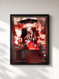 #noir Tableau de l'album 2 Alivë (Geëk Pack) de Yeat, cadre noir, imprimé et encadré en France