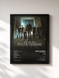 #noir Tableau de l'album The Outsiders de Eric Church, cadre noir, imprimé et encadré en France