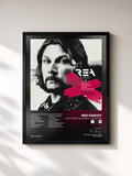 #noir Tableau de l'album Can’t Stand The Silence – The Encore de Rea Garvey, cadre noir, imprimé et encadré en France
