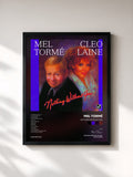 #noir Tableau de l'album Nothing Without You de Mel Tormé, cadre noir, imprimé et encadré en France
