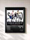 #noir Tableau de l'album The Loving Kind EP de Girls Aloud, cadre noir, imprimé et encadré en France