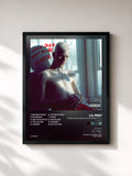 #noir Tableau de l'album Come Over When You're Sober, Pt. 2 (og version) de Lil Peep, cadre noir, imprimé et encadré en France