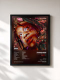 #noir Tableau de l'album A Love Letter To You 4 de Trippie Redd, cadre noir, imprimé et encadré en France
