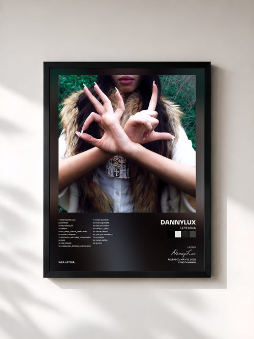 DannyLux · LEYENDA — Affiche encadrée