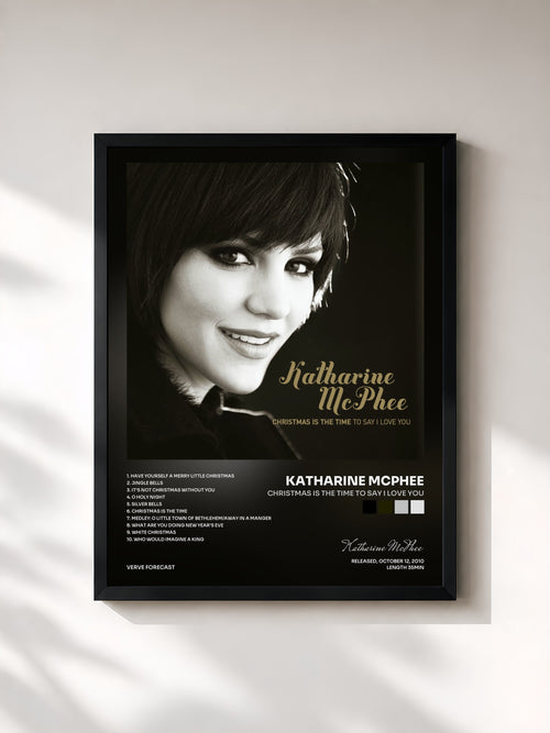Katharine McPhee · Christmas Is The Time To Say I Love You — Affiche encadrée