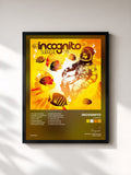 #noir Tableau de l'album Surreal de Incognito, cadre noir, imprimé et encadré en France