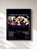 #noir Tableau de l'album Untouchable EP de Girls Aloud, cadre noir, imprimé et encadré en France