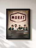 #noir Tableau de l'album Sobre El Amor Y Sus Efectos Secundarios de Morat, cadre noir, imprimé et encadré en France
