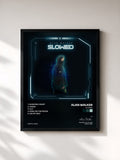 #noir Tableau de l'album Slowed de Alan Walker, cadre noir, imprimé et encadré en France