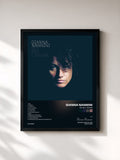 #noir Tableau de l'album Sei nel l'anima de Gianna Nannini, cadre noir, imprimé et encadré en France