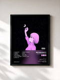 #noir Tableau de l'album Reach for the Moon de BIG Naughty, cadre noir, imprimé et encadré en France
