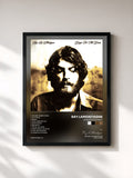 #noir Tableau de l'album Gossip in the Grain de Ray LaMontagne, cadre noir, imprimé et encadré en France
