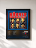 #noir Tableau de l'album Die Ersten 30 Jahre de Höhner, cadre noir, imprimé et encadré en France