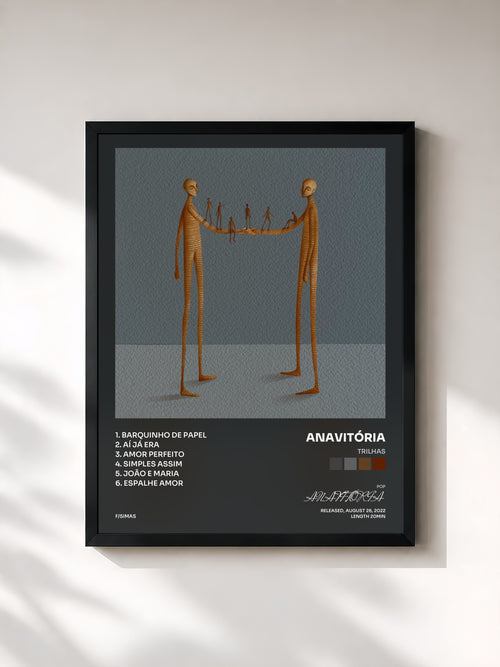 ANAVITÓRIA · Trilhas — Affiche encadrée