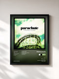 #noir Tableau de l'album Losing Sleep de Parachute, cadre noir, imprimé et encadré en France