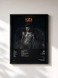#noir Tableau de l'album Fenice de Izi, cadre noir, imprimé et encadré en France