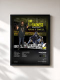 #noir Tableau de l'album Bay Badness (Remastered) de Popcaan, cadre noir, imprimé et encadré en France
