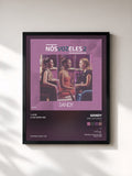 #noir Tableau de l'album Nós, VOZ, Eles 2 (EP 1) de Sandy, cadre noir, imprimé et encadré en France