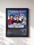 #noir Tableau de l'album Das neue Hit auf Hit Party Album de Die Flippers, cadre noir, imprimé et encadré en France