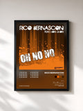 #noir Tableau de l'album Oh No No de Rico Bernasconi, cadre noir, imprimé et encadré en France