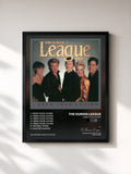 #noir Tableau de l'album I Need Your Loving de The Human League, cadre noir, imprimé et encadré en France
