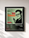 #noir Tableau de l'album The Real... Toots Thielemans de Toots Thielemans, cadre noir, imprimé et encadré en France