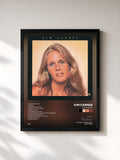 #noir Tableau de l'album Kim Carnes de Kim Carnes, cadre noir, imprimé et encadré en France