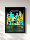 #noir Tableau de l'album Colour It In de The Maccabees, cadre noir, imprimé et encadré en France