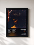 #noir Tableau de l'album Burnout de BoyWithUke, cadre noir, imprimé et encadré en France