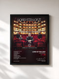#noir Tableau de l'album Swan Songs II de Lord Of The Lost, cadre noir, imprimé et encadré en France