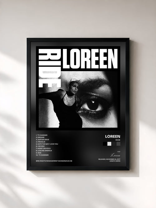 Loreen · Ride — Affiche encadrée