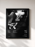 #noir Tableau de l'album K-FLIP+ de Sik-K, cadre noir, imprimé et encadré en France