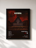 #noir Tableau de l'album GALLOWS de Blessthefall, cadre noir, imprimé et encadré en France