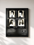 #noir Tableau de l'album 200 Po Vstrechnoy de t.A.T.u., cadre noir, imprimé et encadré en France