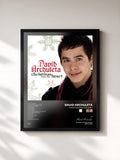 #noir Tableau de l'album Christmas From The Heart de David Archuleta, cadre noir, imprimé et encadré en France