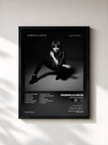 #noir Tableau de l'album Light up the Dark de Gabrielle Aplin, cadre noir, imprimé et encadré en France