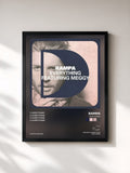 #noir Tableau de l'album Everything de Rampa, cadre noir, imprimé et encadré en France
