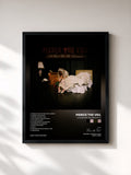 #noir Tableau de l'album A Flair For The Dramatic de Pierce the Veil, cadre noir, imprimé et encadré en France