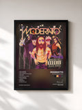 #noir Tableau de l'album Rockea Bien Duro de Moderatto, cadre noir, imprimé et encadré en France