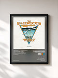 #noir Tableau de l'album Keep Out of the Storm de The Sheepdogs, cadre noir, imprimé et encadré en France