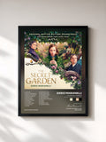 #noir Tableau de l'album The Secret Garden (Original Motion Picture Soundtrack) de Dario Marianelli, cadre noir, imprimé et encadré en France