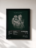 #noir Tableau de l'album Cold World de Of Mice & Men, cadre noir, imprimé et encadré en France