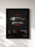 #noir Tableau de l'album Barracuda (Predator Edition) de BoomDaBash, cadre noir, imprimé et encadré en France