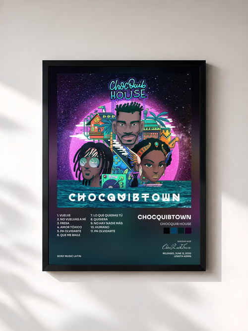 ChocQuibTown · ChocQuib House — Affiche encadrée
