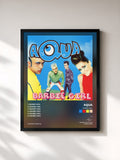 #noir Tableau de l'album Barbie Girl de Aqua, cadre noir, imprimé et encadré en France