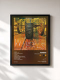 #noir Tableau de l'album Wheels and Other Rarities de Kansas, cadre noir, imprimé et encadré en France